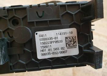 PANEL KLIMATYZACJI TYŁ 9399335 BMW 7 G12 FV23