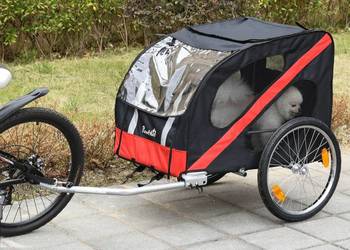 Przyczepka rowerowa dla zwierząt domowych odporna na warunki