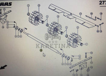 CLAAS 00 0736 552 2/Claas wałek drąźony/Claas Lexion 580 670-640 370-360