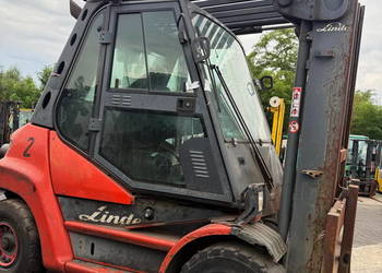 wózek widłowy LINDE H60D-02 diesel seria 396 3.50m 6000kg kabina 2014'