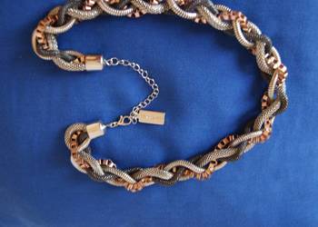 naszyjnik stylowy splot 3 kolorów naszyjnik stylowy splot 3 kolorów