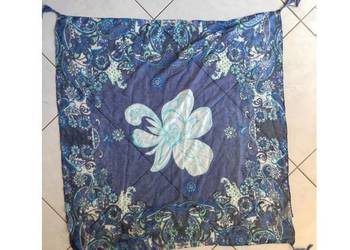 chusta pareo apaszka chustka szal szalik duża bawełniana floral kwiatowa