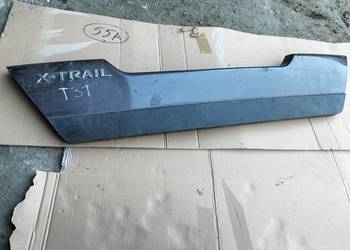 Nissan X-Trail T31 NAPIS EMBLEMAT + BLENDA OSŁONA NAKŁADKA KLAPY