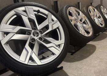 19 cali Skoda OEM Superb Octavia felgi koła komplet z oponami 5x112 ET45 8J
