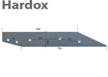 Płoza długa HARDOX 27371601/L części do pługa RABEWERK