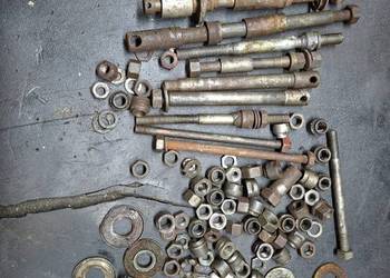 Oś ośka ośk nakrętka nakrętki Wsk Wfm Shl Junak Motorynka Romet Ogar Komar