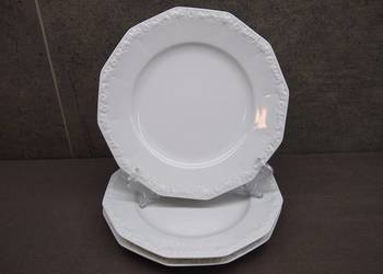 Talerz płytki Rosenthal Biała Maria Classic Rose