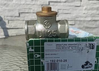 Zawór zwrotny żeliwny w ocynku 1 cal