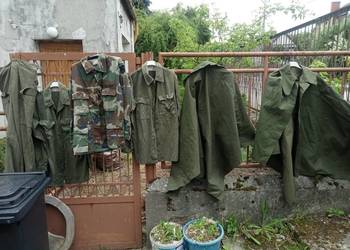 Ubiór mundur Wojskowy stary demobil US ARMY i in. kurtka , mundur, koszule