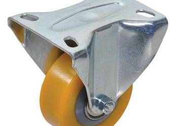 Koło stałe PU Ø 80x30 mm podstawa montażowa: 85x100 mm nośność 160 kg Ro-C…