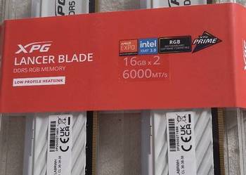 Pamięć RAM ADATA XPG Lancer Blade RGB 32GB
(2x16GB) DDR5 6000Mhz CL36