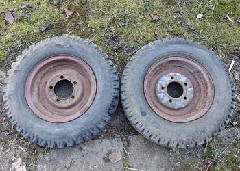Koła przemysłowe Stomil 23x5 D 117, zdemontowane z traktorka