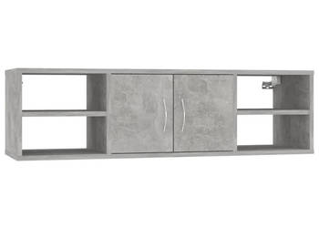 Półka ścienna szarość betonu 102x30x29 cm WM-806260