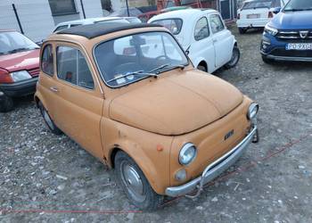 Fiat 500 1969 cabrio brezentowy dach