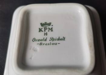 Stara przedwojenna miseczka J. Strużyna KPM Oswald Reichelt Breslau