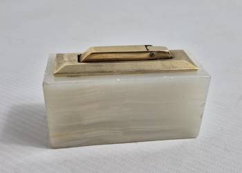 Stylowa Zapalniczka Gabinetowa IBELO – Onyks / Vintage PRL