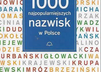 1000 najpopularniejszych nazwisk w Polsce.