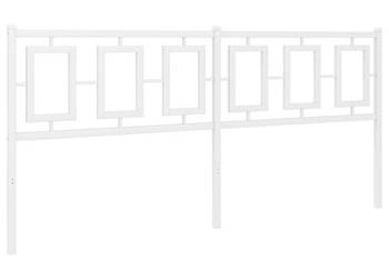Metalowe wezgłowie białe 180 cm WM-374326