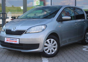 Skoda Citigo, 2017r. Salon Polska, Niski przebieg, LED-dzienny, Klimatyzac…