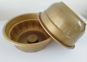 Misa miska ZŁOTA 20 cm doniczka podkład pod stroiki