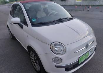 FIAT 500C LOUNGE 2011r. 101KM Przeb.100tys.km. Cabrio Klimatronic