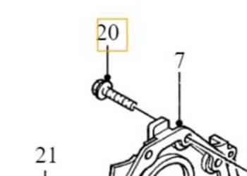 VOLVO oryginalna sruba M7x19 2.0D OE 30776029