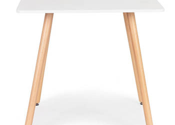 Stolik kuchenny nowoczesny drewniany kwadratowy 80x80 cm ModernHome