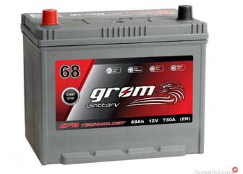 Akumulator GROM EFB START&STOP 68Ah 730A Japan Lewy Plus DTR