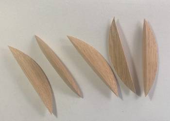 Zaprawki łódkowe 8x13x69. Dębowe, meranti, sosnowe. Około 600 szt.