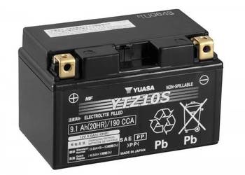 NOWY Akumulator motocyklowy YUASA YTZ10S Wet Charge 9,1Ah 190Ah