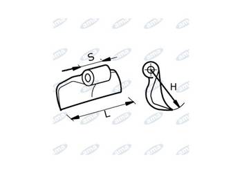 Bijak młotkowy 144x54x18,5 R96 65179