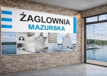 Żagiel GROT do łódki Phobos 25 . Żaglownia Mazurska