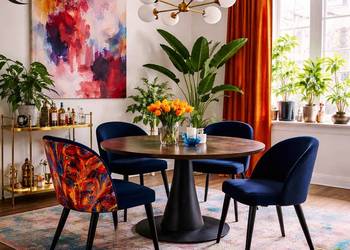 Krzesło Tapicerowane Premium KL-2 Lawa Crush Velvet – Edite Meble