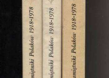 Pamiętniki Polaków 1918-1978  T.1-3