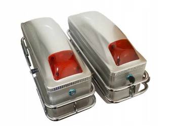 KUFRY BOCZNE DO MOTOCYKLA ZE STELAŻEM I LAMPĄ