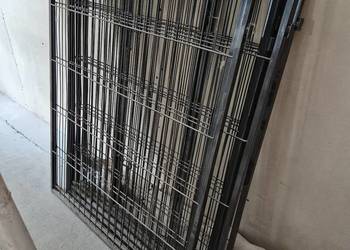 Kojec ogrodzenie dla psa 7 paneli 79x100 cm z furtką – jak nowe