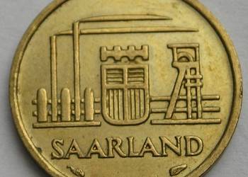 SAARA 10 FRANKÓW 1954