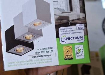 Oprawa nadtynkowa CHLOE GU10 kwadrat czarny