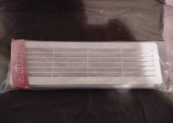 Kratka wentylacyjna do drzwi WC biała KOMPLET - NOWE