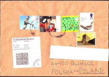 Kop. z koresp. filat. Anglia - Polska 2022. 3.