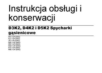 CATERPILLAR D3K2, D4K2, D5K2 Spycharka DTR Instrukcja obsługi