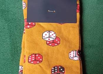 Skarpety Avangarde Gianna Socks Unikalny wzór kostka do gry dla hazardzisty