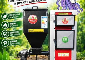 Kocioł na pellet / ekogroszek MEDUZA – 5 Klasa Ecodesign Pleszew