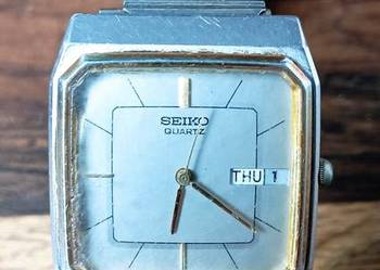 vintage męski zegarek na rękę seiko 209180 tank wrist 6533