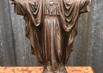 Jezus Figurka - zabytkowa  , sygnowana