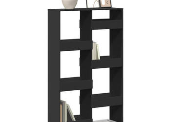 Regał czarny 100x33x175 cm materiał drewnopochodny WM-3309403