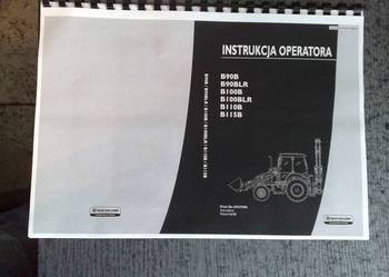 Instrukcja obsługi DTR kopark ładowarki New Holland B90B