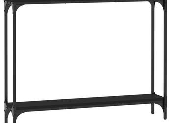 Stolik konsolowy czarny 100x225x75 cm WM-834015