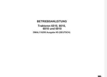 John deere 6510 6610 6810 6910 instrukcja obsługi PL