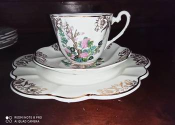 filiżanka z talerzykiem śniadaniowym, England. duża, 220 ml. filiżanka z talerzykiem śniadaniowym, England. duża, 220 ml.